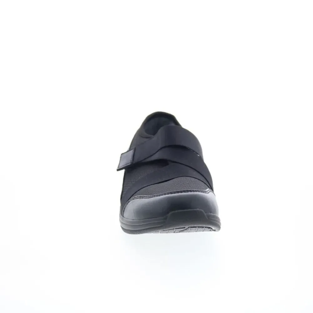 DREW Black Slip-On Comfortable Sneakers